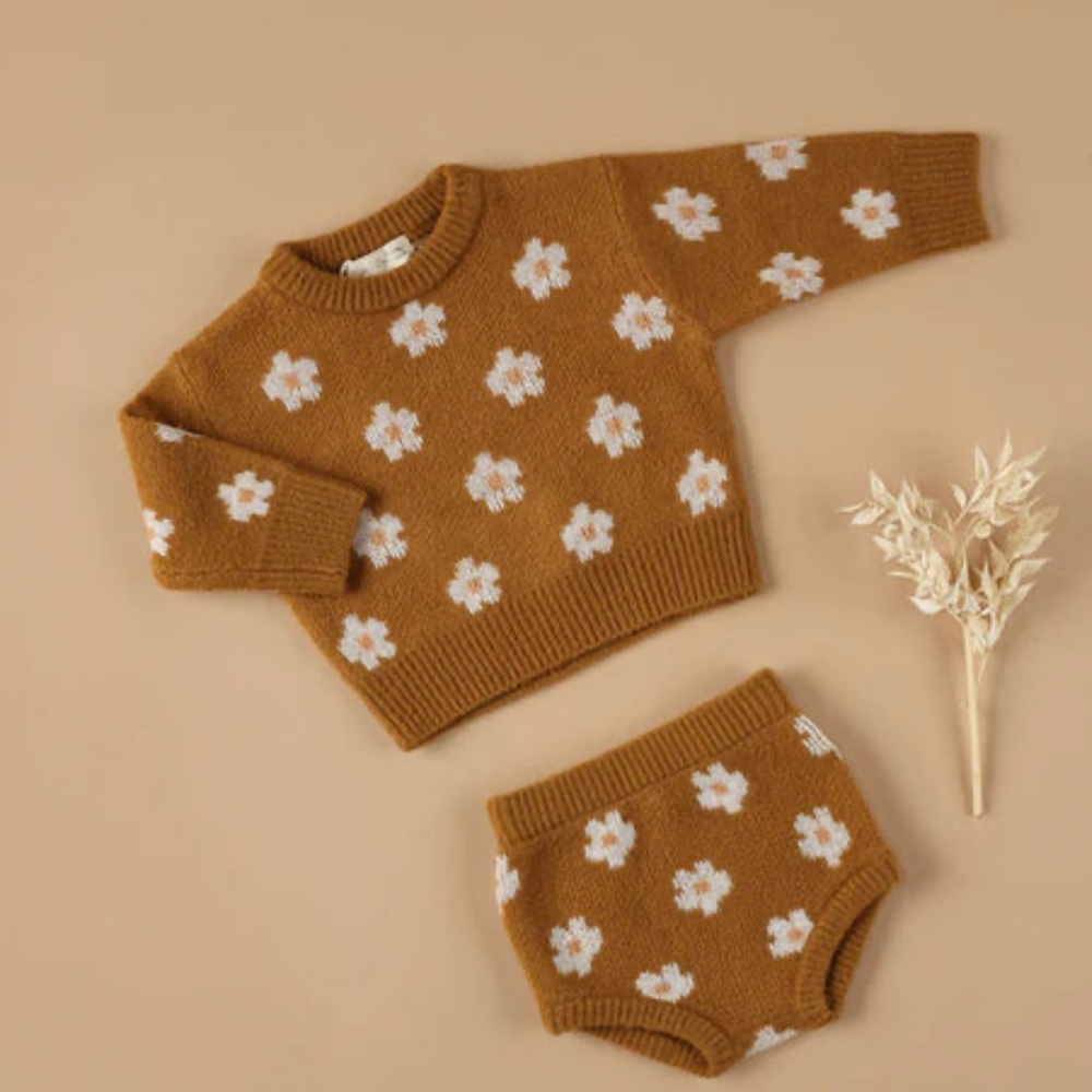 Rylee + Cru Knit Sweater & Bloomers 12-18 months